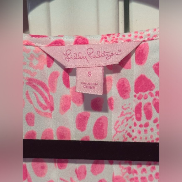 🐟💕LILLY PULITZER Marilina Tunic Top🐟💕Womens small. - Picture 4 of 7